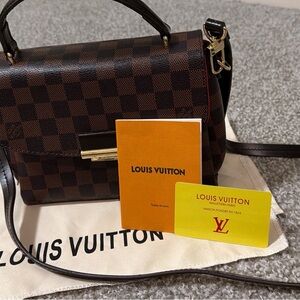 Louis Vuitton Dark Brown Checkered Shoulder Bag